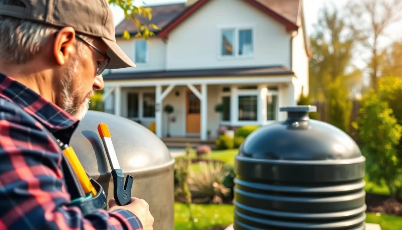 Die Hauskauf Checkliste Öltank hilft bei der Überprüfung des Öltanks während der Immobilieninspektion.