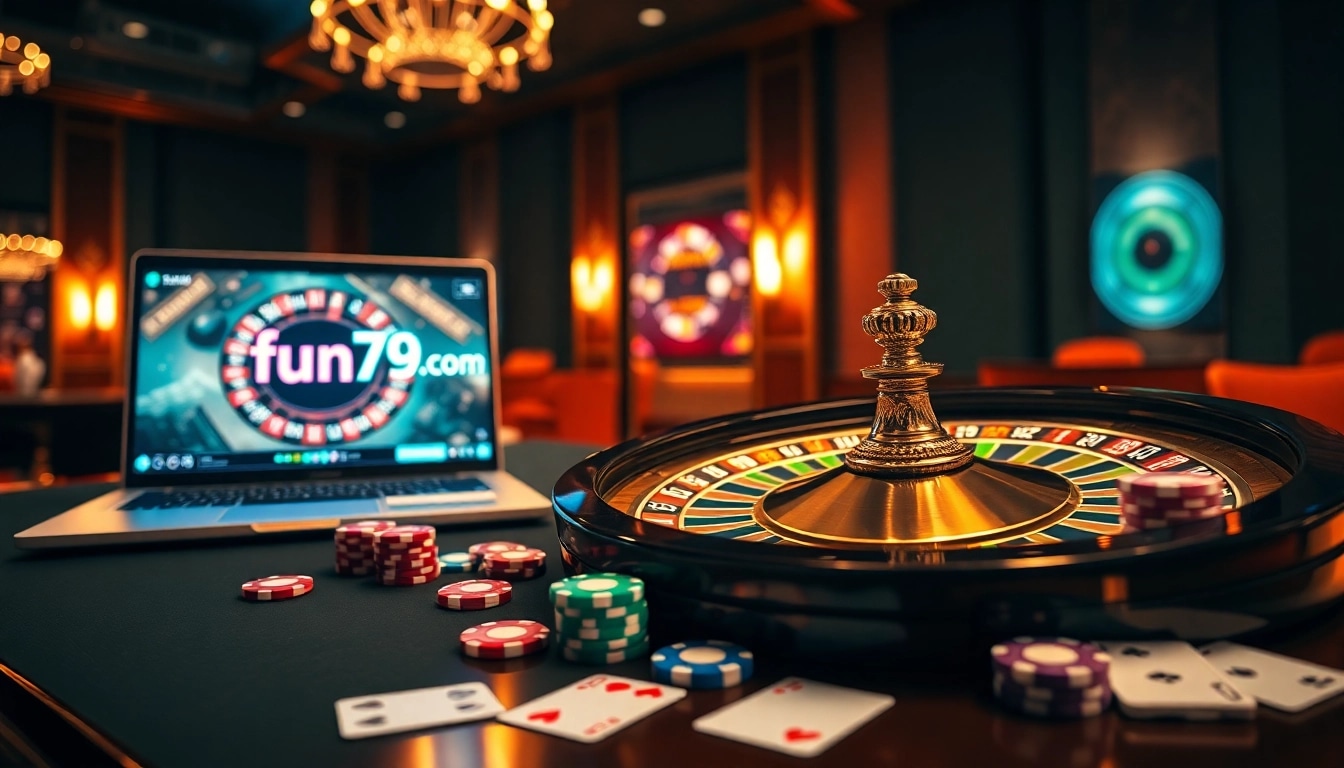 Experience thrilling online gaming at fun79 com with exciting poker and roulette action.