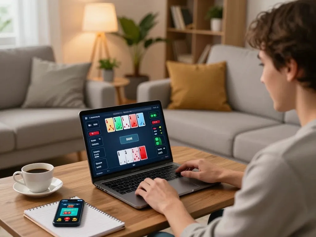 Engage with strategic online poker gaming at https://va88.uno/ in a cozy home setting.