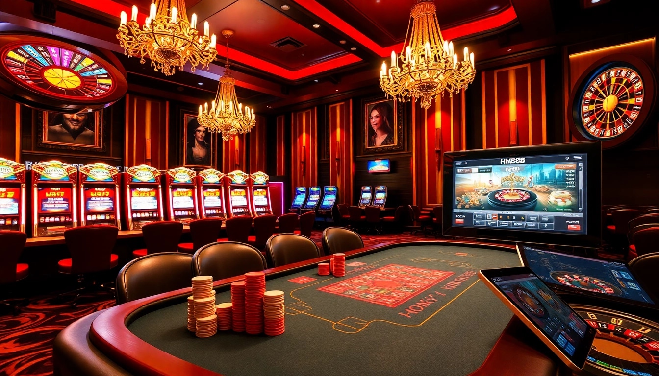 Experience luxury and excitement at HM88's vibrant online casino.