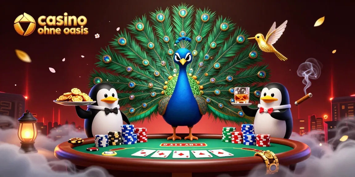 Engage in casino ohne oasis experiences with vibrant characters amid a lively gambling scene.