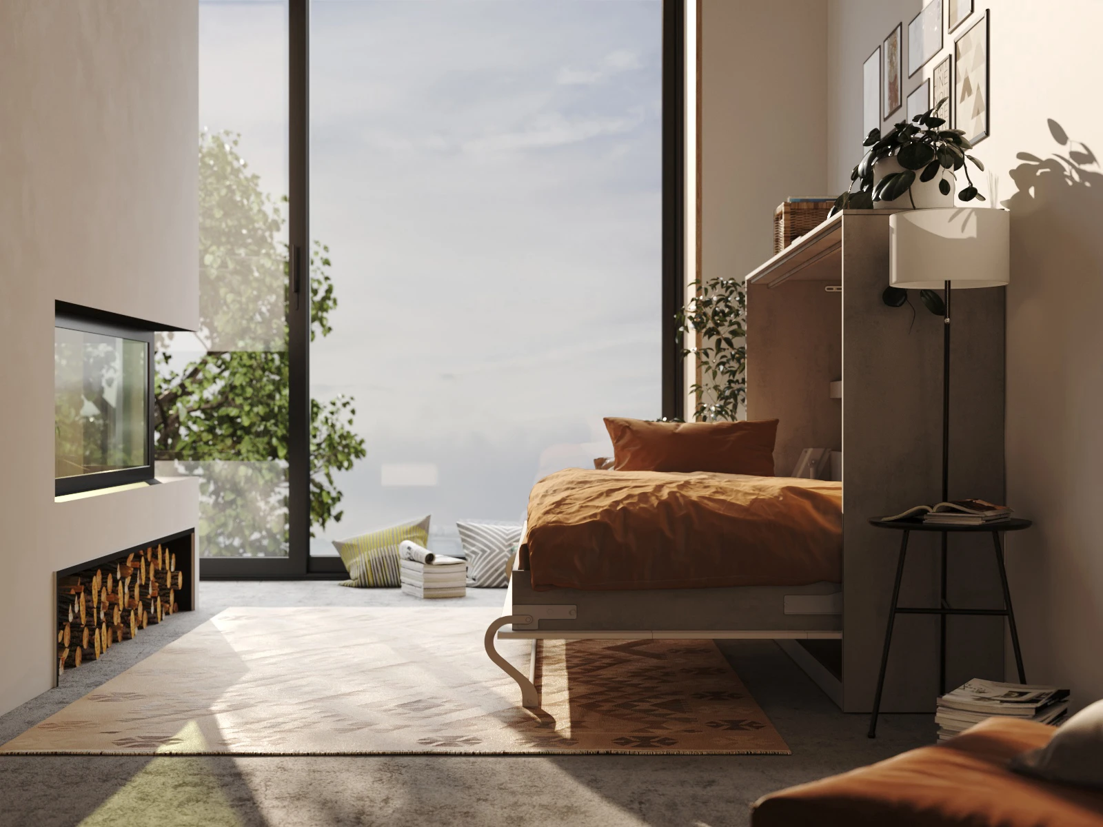 Platzsparendes Design: Hausbett 120x200 mit optionalem Bettkasten