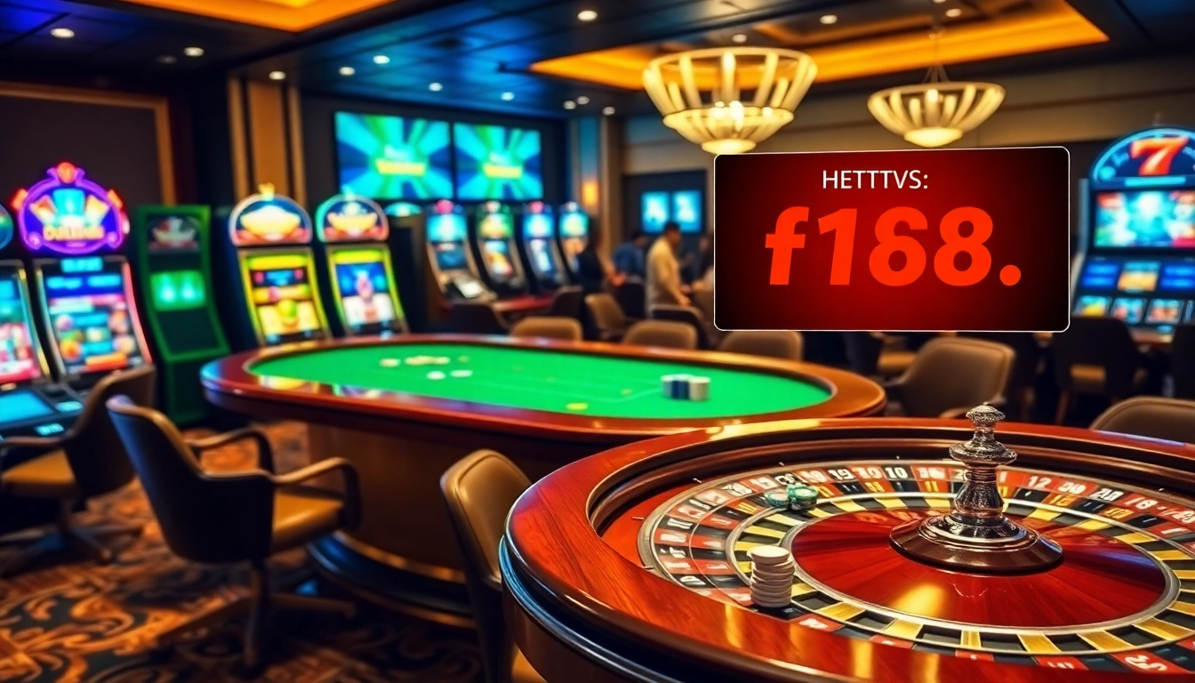 Experience the excitement of betting at https://f168.today/ with vibrant casino visuals and lively gaming activities.