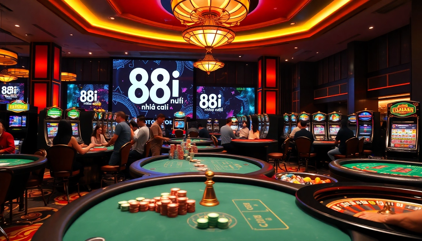Experience the thrills of the 88i nhà cái casino with vibrant games and lively players.