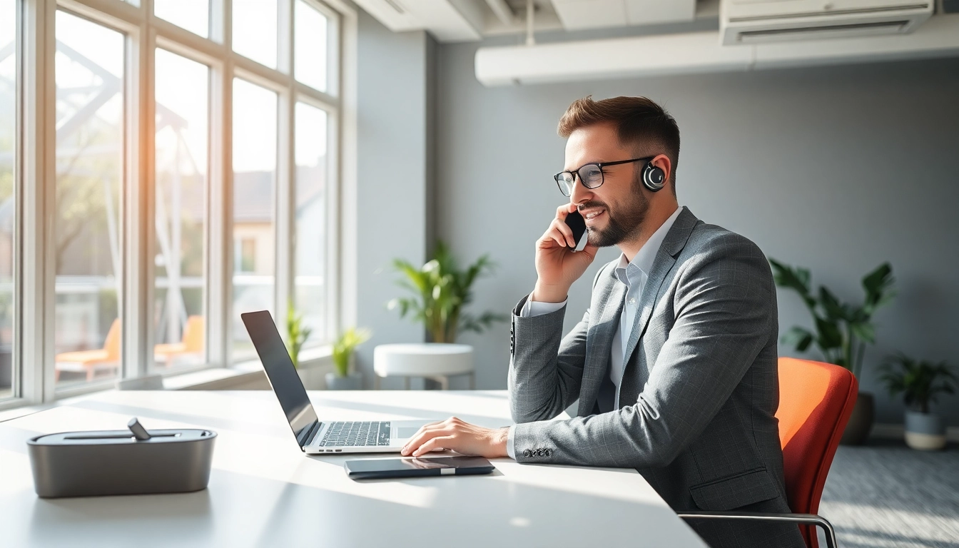 Headhunter Saarbrücken berät Klienten am Tisch in einem modernen Büro.