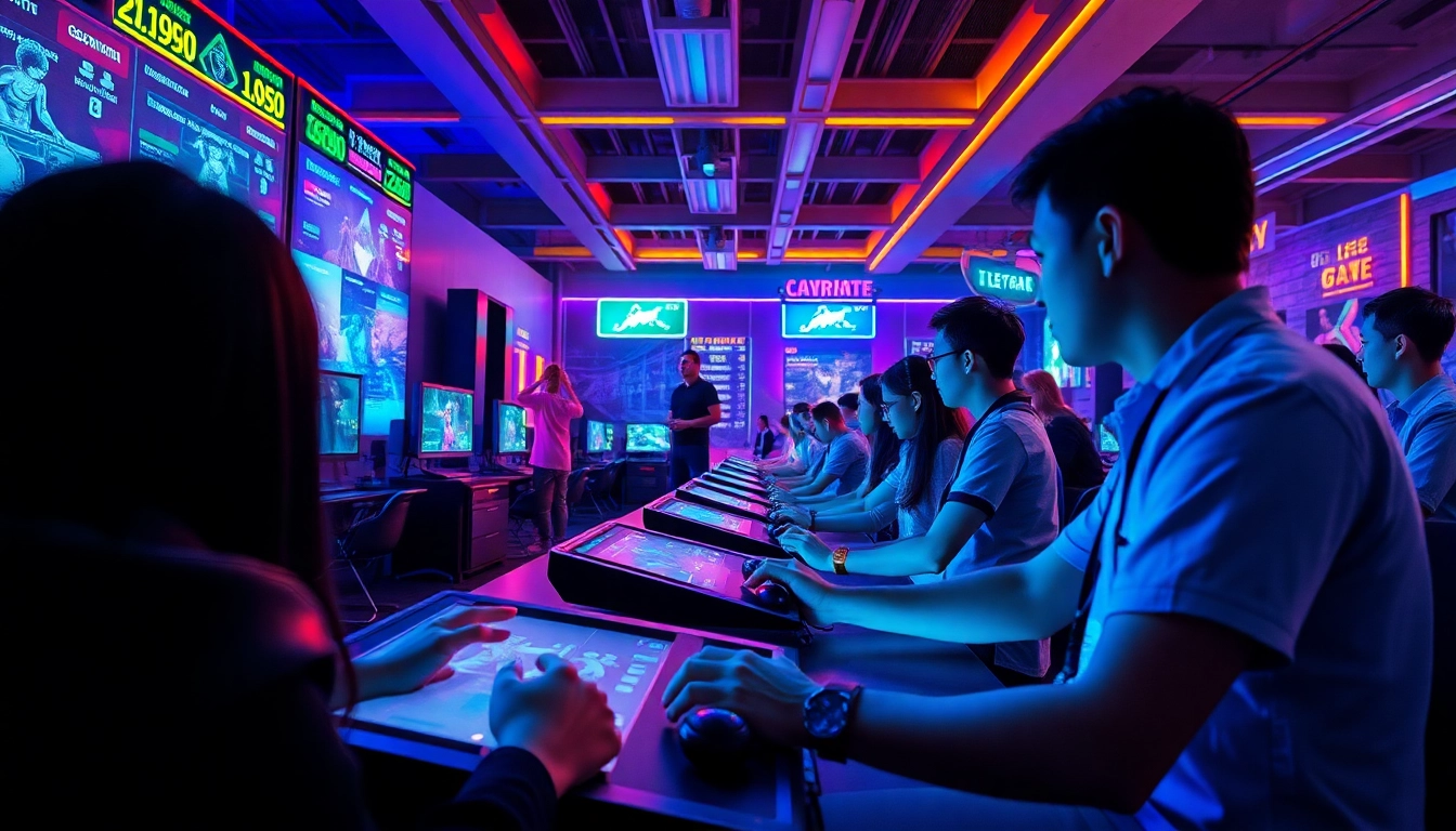 Engaging players enjoying the LC88 Game in a modern gaming environment.