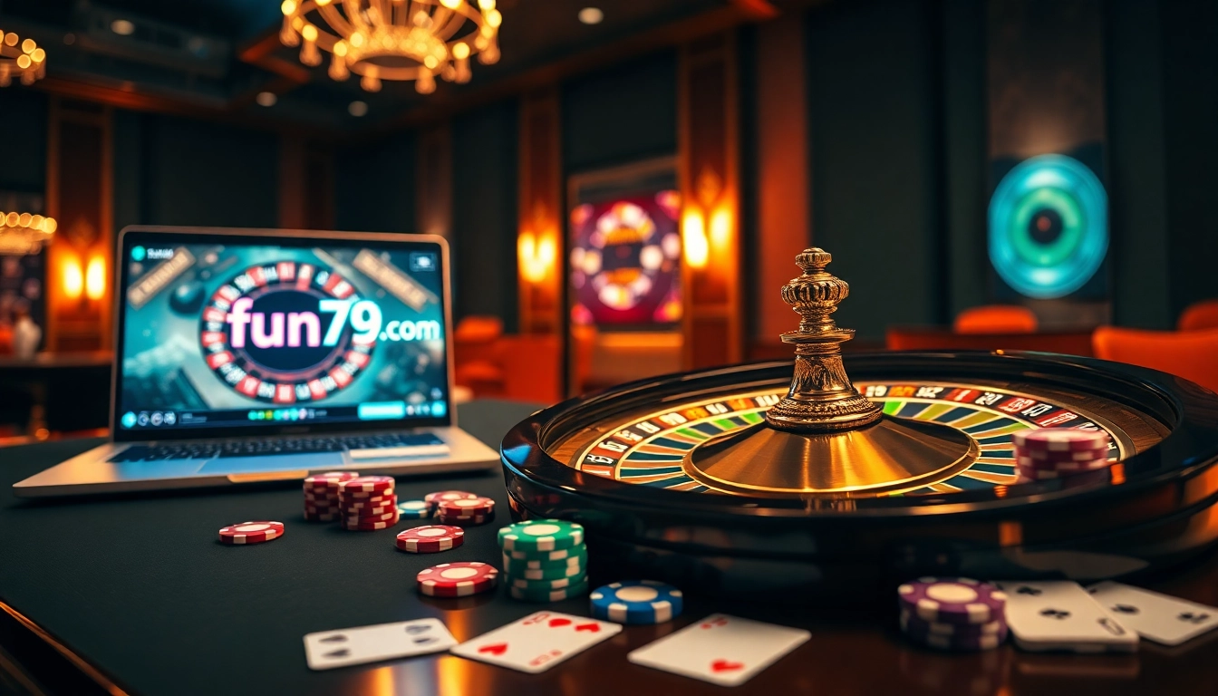 Experience thrilling online gaming at fun79 com with exciting poker and roulette action.