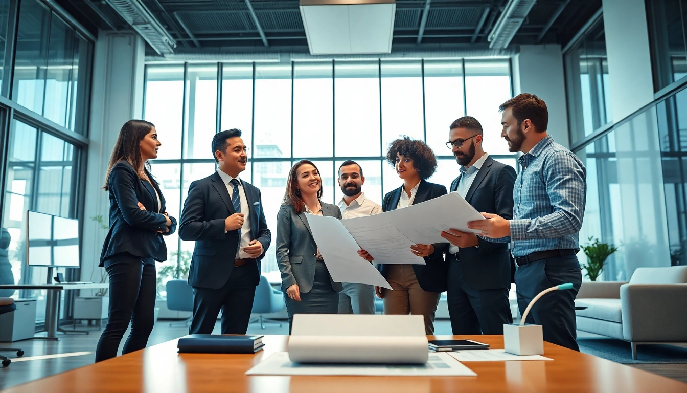 Headhunter Ingenieure discussing strategies in a professional office setting.