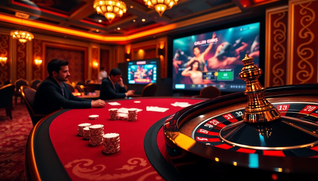 Exciting gameplay at C168's luxurious casino, featuring poker and roulette action.