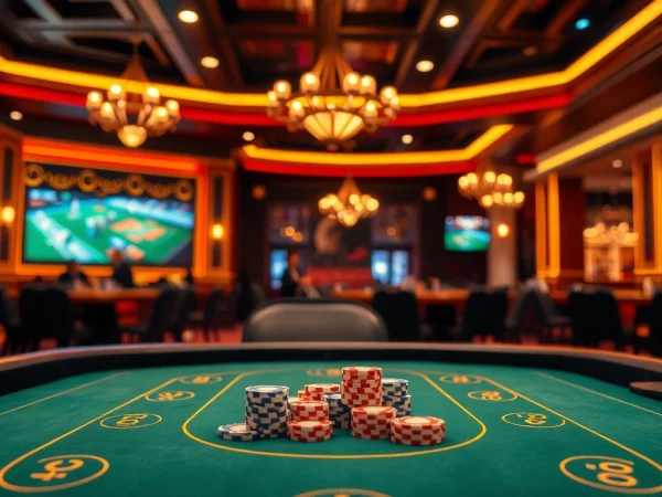 Erhalte Casino Bonus Angebote und gewinne aufregende Preise mit Spieltisch und Chips im Casino.