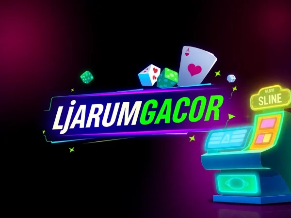 Experience ultimate gaming thrills with Djarumgacor's vibrant logo showcasing a dynamic digital gaming atmosphere.