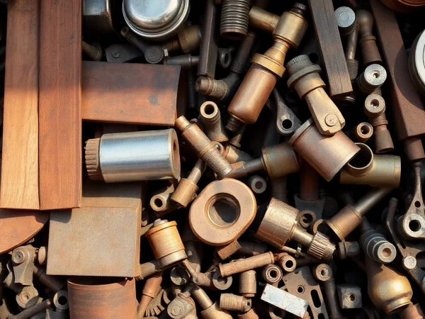 Explore Schrottplatz Remscheid featuring diverse scrap metals like copper and aluminum for recycling.