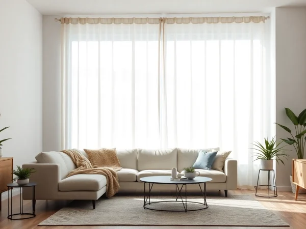 Schönes Plissee auf Maß, das die Fenster dekoriert und für sanftes Licht sorgt.