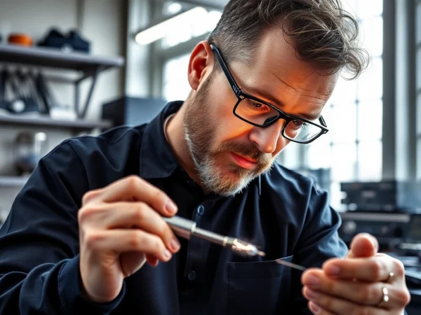 Professionelle Diamond Cut Felgen Reparatur München durch einen Experten in modernem Umfeld.