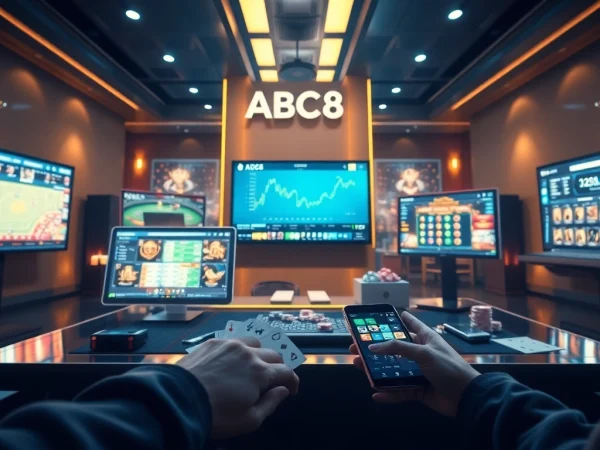 Exciting online gambling experience at ABC8, featuring advanced gaming interfaces and a welcoming atmosphere.
