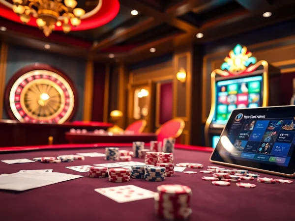 Engage in high-stakes gambling at https://topclub.website/ with luxurious casino tables and vibrant atmosphere.