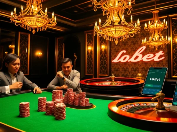 Experience exciting moments at F8Bet with vibrant casino tables and engaging players.