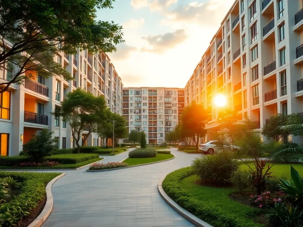Explore stunning residential architecture at Tampines St 95 EC with vibrant landscaping.