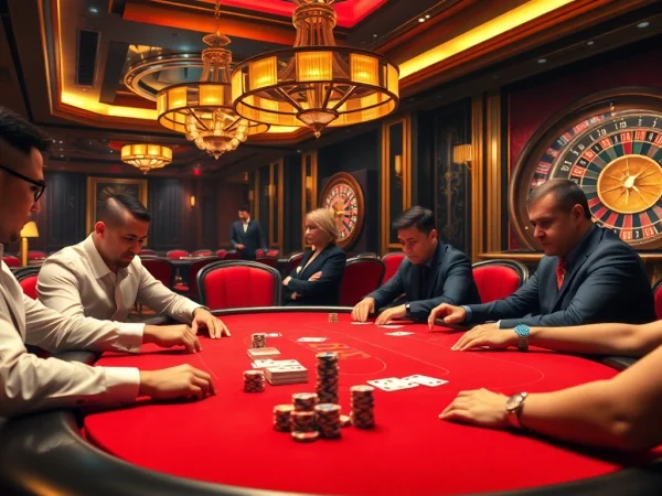 Experience the thrill of 88i nhà cái at a luxurious poker table with professional players.