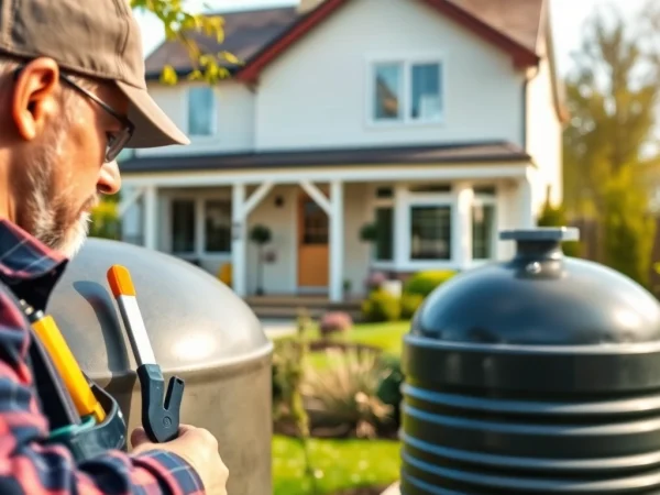 Die Hauskauf Checkliste Öltank hilft bei der Überprüfung des Öltanks während der Immobilieninspektion.