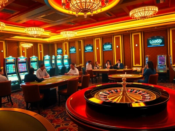 Gamblers strategizing at tables in a vibrant casino environment related to https://lode88uk.com/.