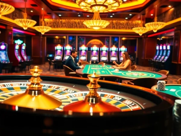 Experience the thrill of winning at a casino with bdtk1 org as players engage at poker tables and spin the roulette wheel.