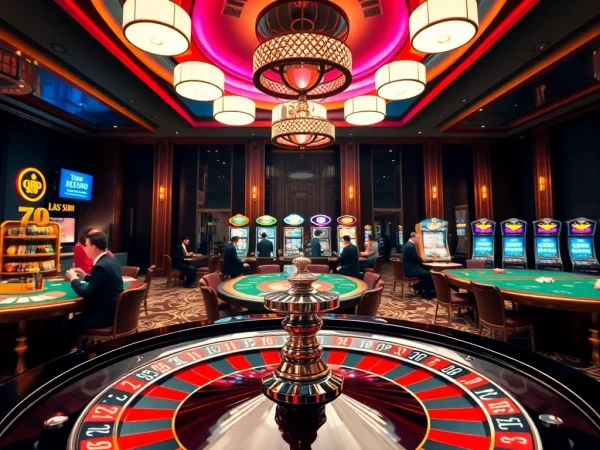Players enjoying thrilling games at qh88 casino, showcasing poker and roulette excitement.