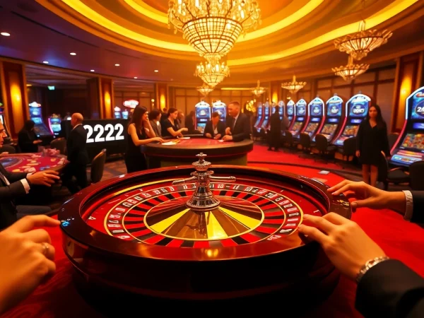 Players engaging with the 222BD online casino experience, full of excitement and professional gaming.
