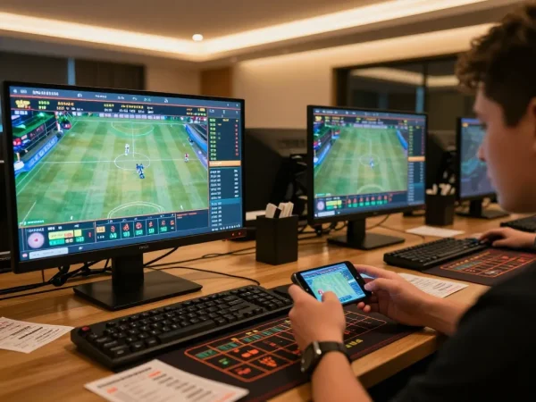 This image showcases mk8 sports betting in action on a smartphone with dynamic game stats visible.