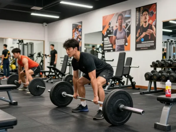 Dynamic workout in Anabolika Shop using high-quality steroids for strength training